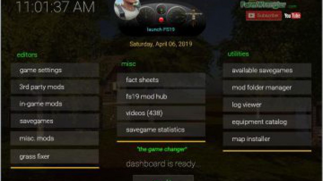 FS19 Dashboard v1.7