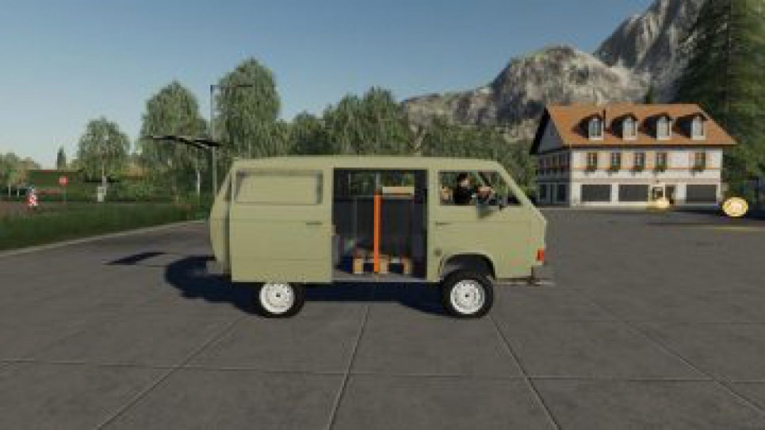 FS19 Volkswagen T3 half box v0.1