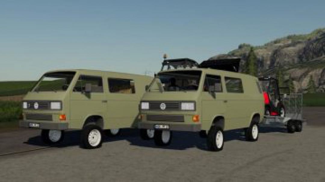 FS19 Volkswagen T3 half box v0.1