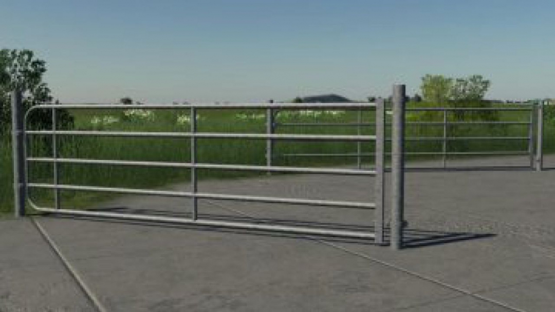 FS19 Galvanized Gate v1.0.0.0