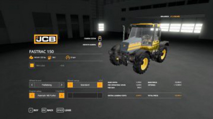 FS19 JCB Fastrac 150 Series v1.2.0 category: tractors