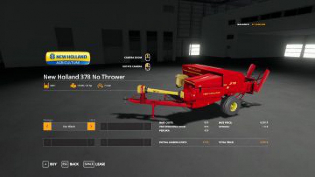 FS19 NH 378 Baler with Options v1.2