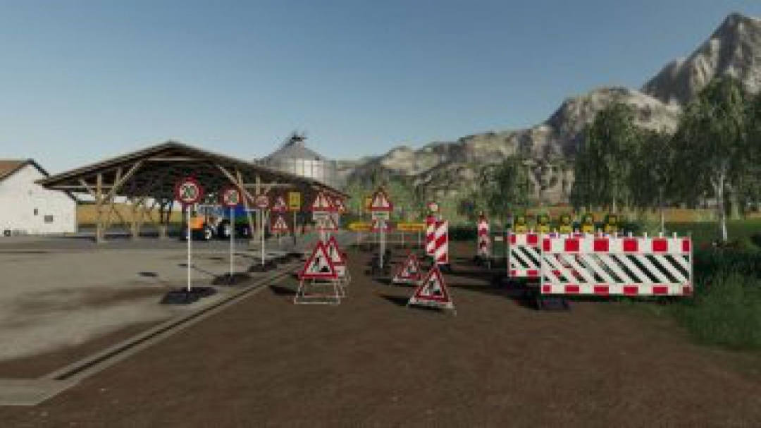 FS19 Barrier pack placeable v2.0.0.0