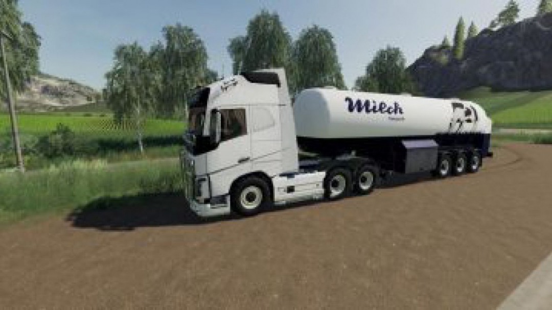 FS19 Milk transport semi-trailer v1.0.0.0