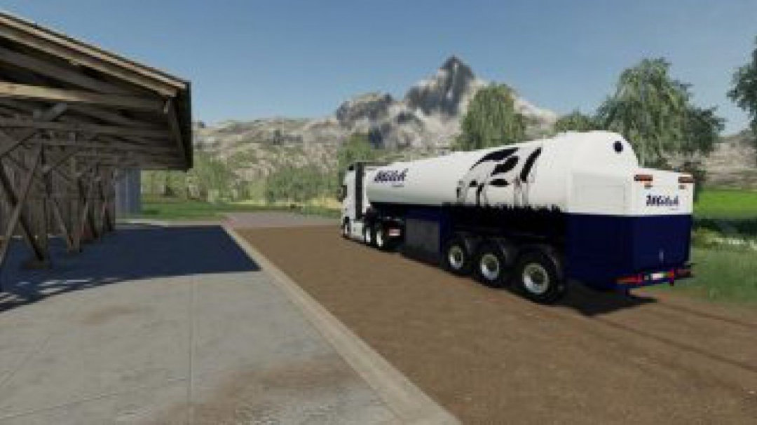 FS19 Milk transport semi-trailer v1.0.0.0