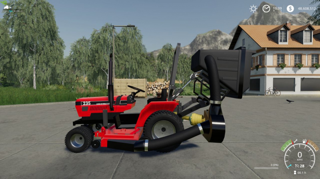 CASE IH 235 LAWN TRACTOR AND CAR HAULER MOD PACK V1.0