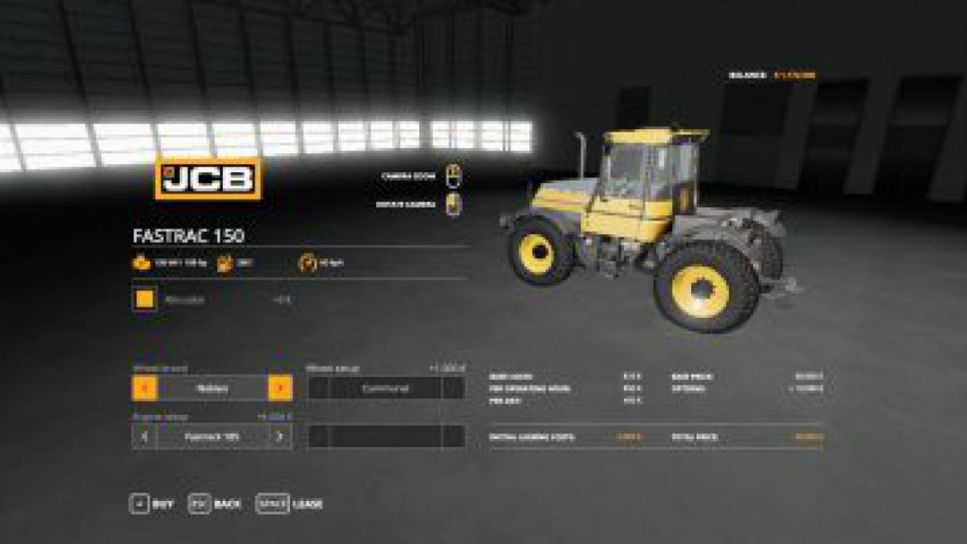 FS19 JCB Fastrac 150 v1.0