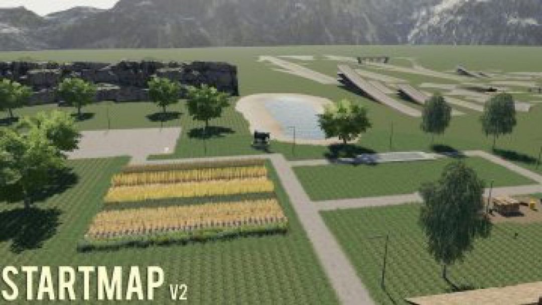 FS19 EMPTY MAP – START MAP v2.0