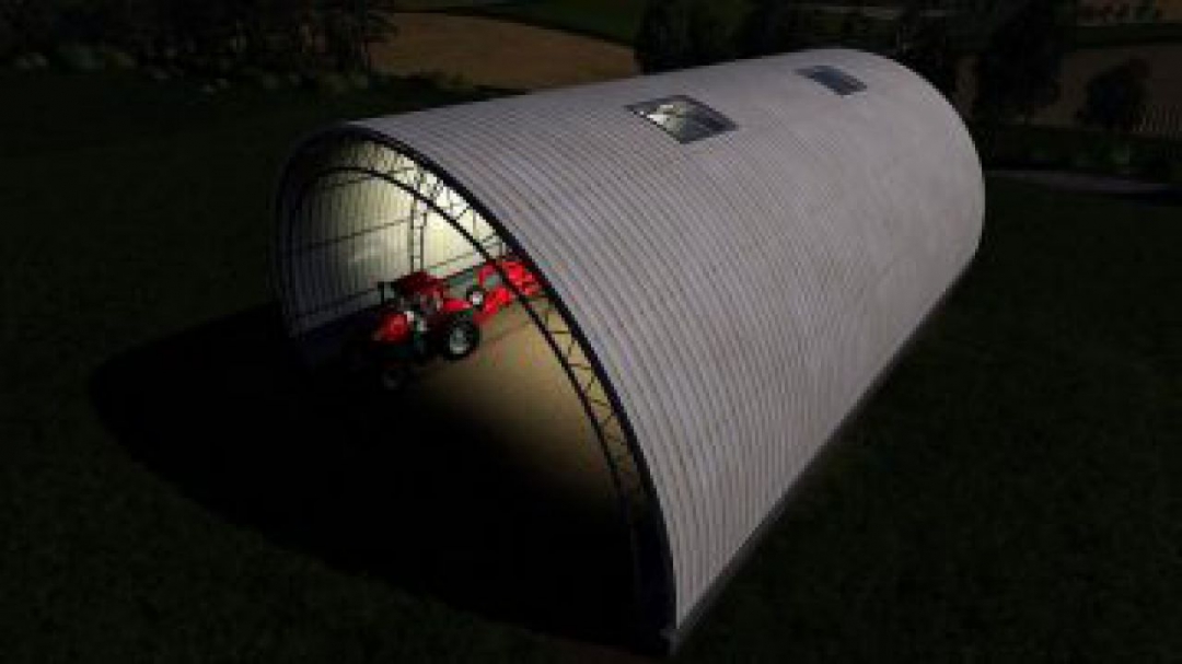 FS19 Curved Steel Sheds v1.0.0.0