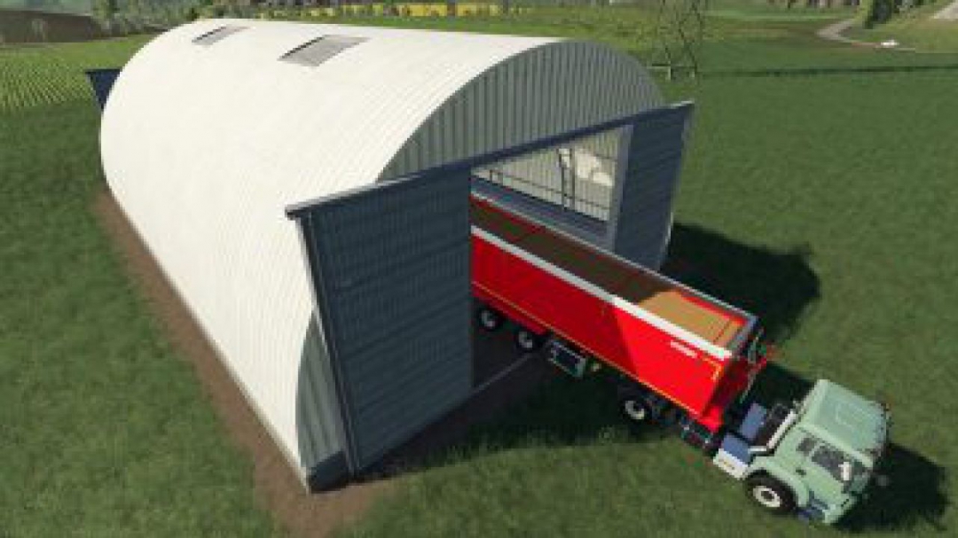 FS19 Curved Steel Sheds v1.0.0.0