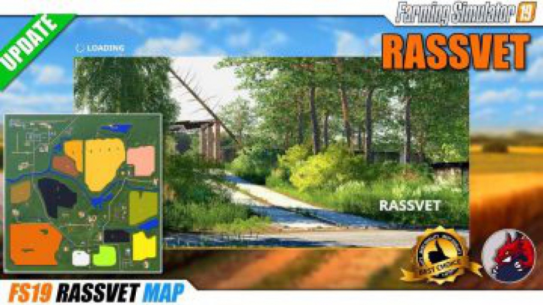 FS19 Rassvet Map v2.5.0