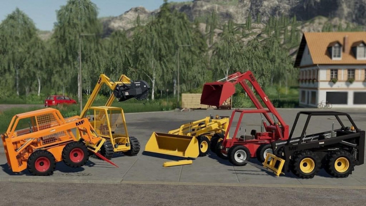 fs19-mods, FS19 Skid Steer Loader 711 Pack v1.0.0.0