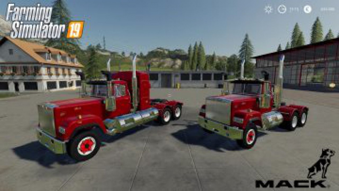 FS19 Mack Daycab and Mack Sleeper Truck v1.0.0.5