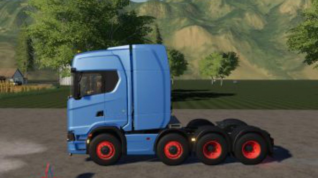 FS19 Scania R730 8×4 v1.0