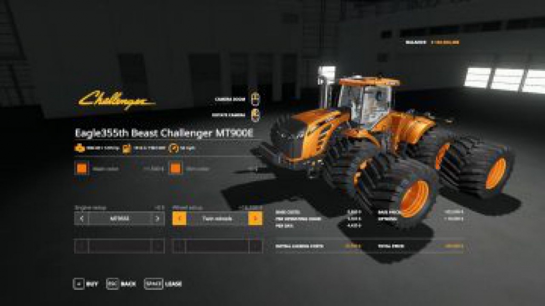 FS19 Beast Challenger MT900E v1.0