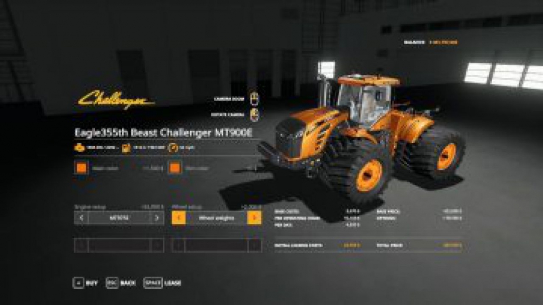 FS19 Beast Challenger MT900E v1.0