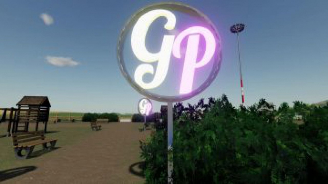 FS19 LED Sign – Garrett Plays Logo v1.0