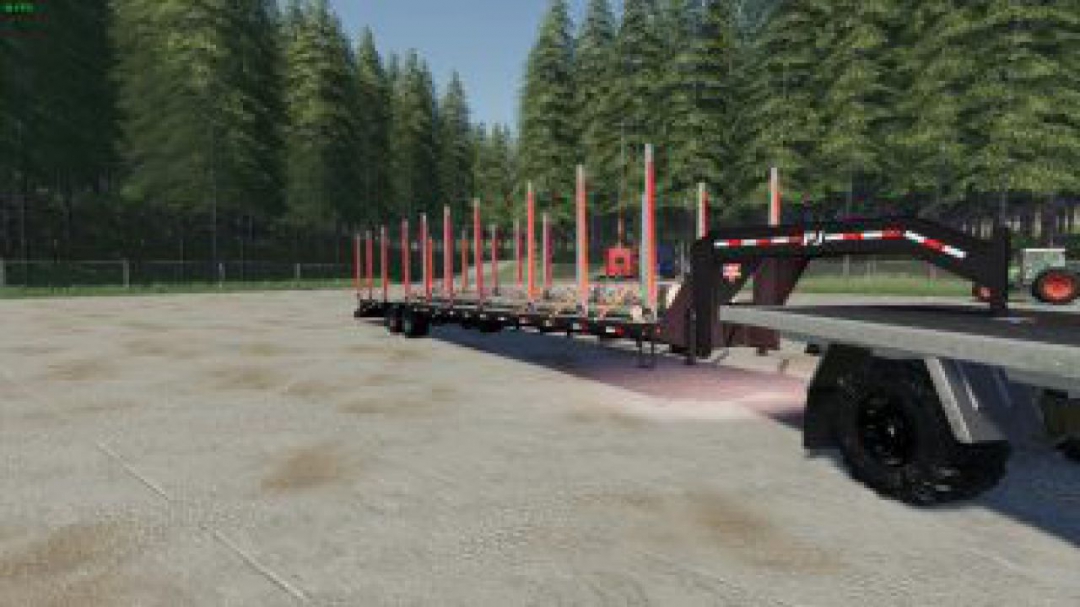 FS19 TJ 40FT Log Trailer v1.0