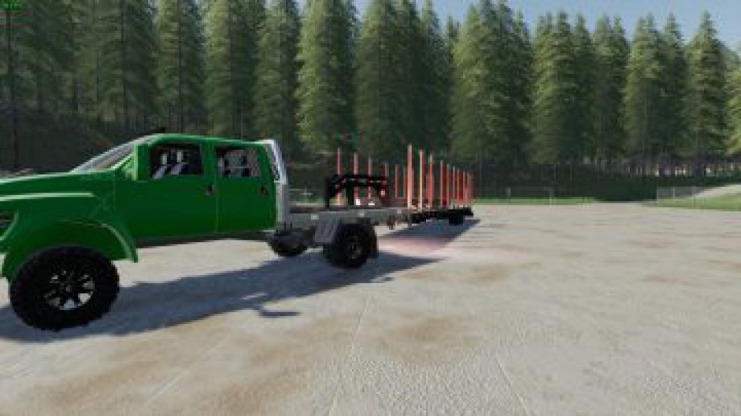 FS19 TJ 40FT Log Trailer v1.0