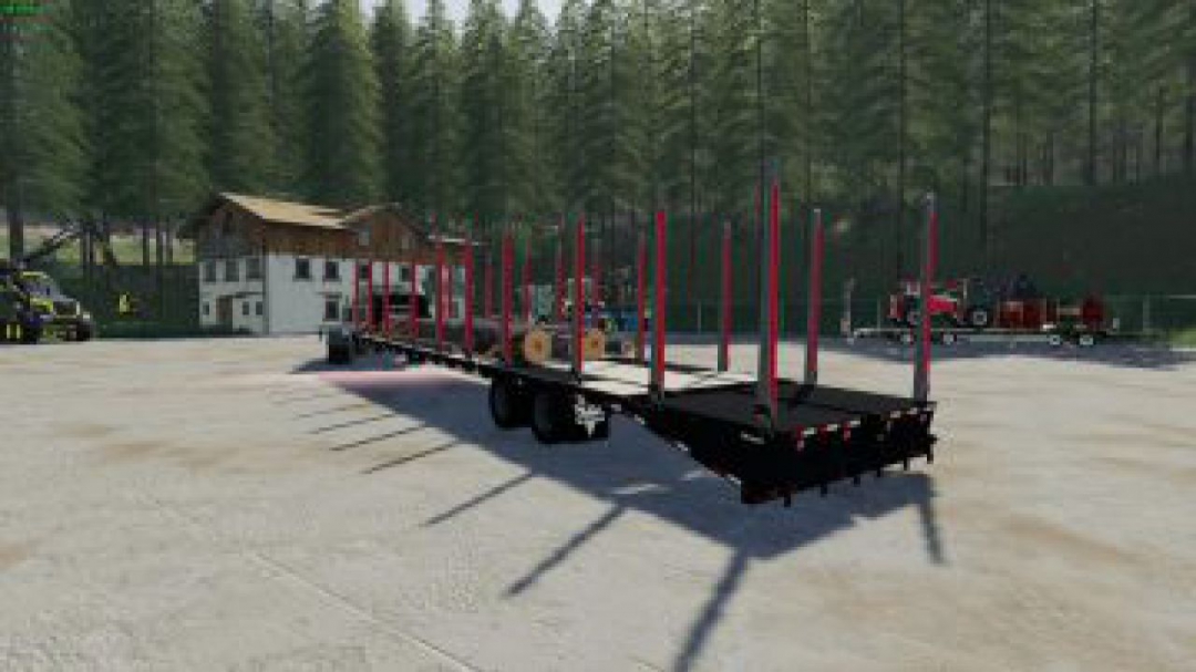 FS19 TJ 40FT Log Trailer v1.0