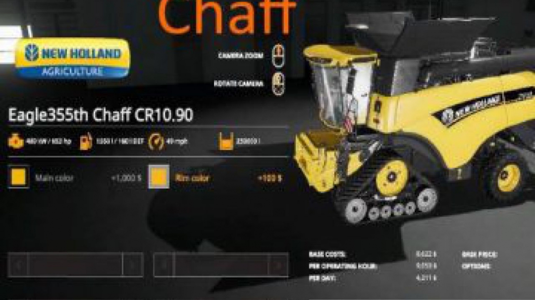 FS19 New holland Chaff Pack