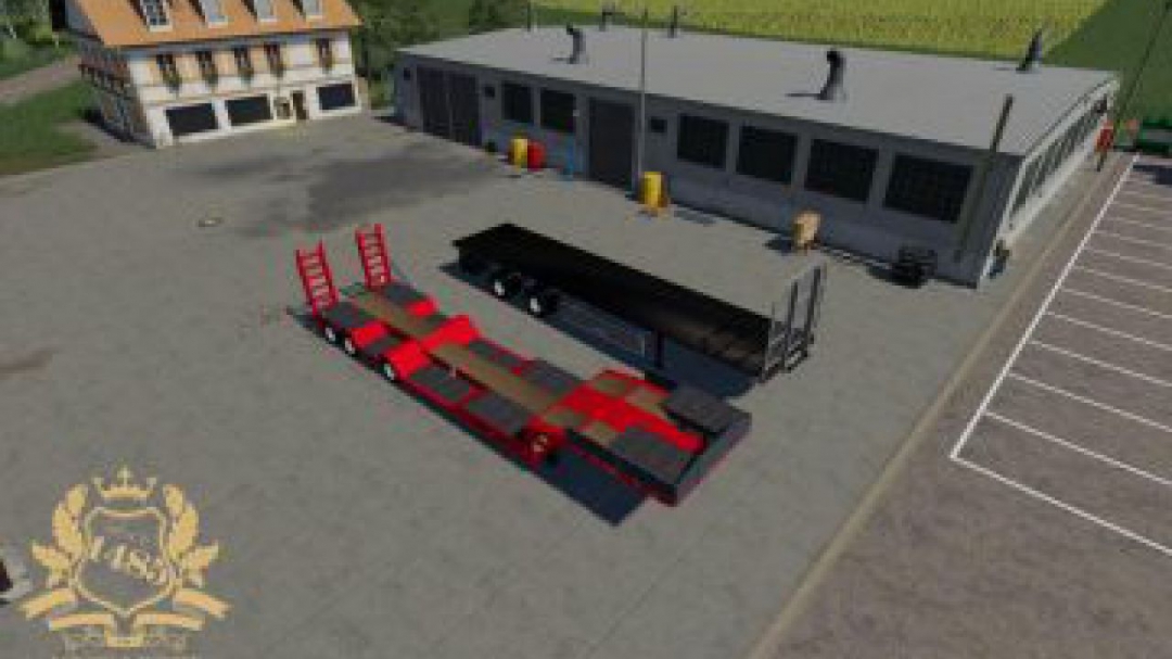 FS19 Waffelkonig Auflieger Pack v1.0