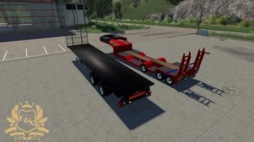 FS19 Waffelkonig Auflieger Pack v1.0