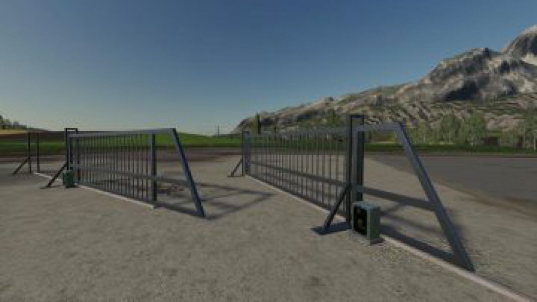 FS19 Aluminum Sliding Gate v1.0.0.0