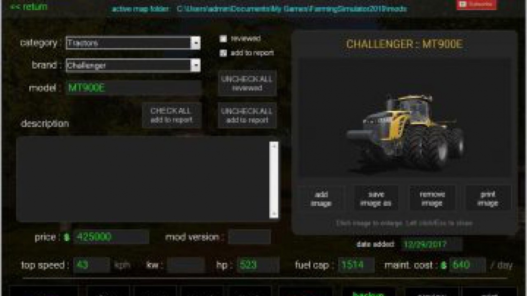 FS19 Dashboard v1.8