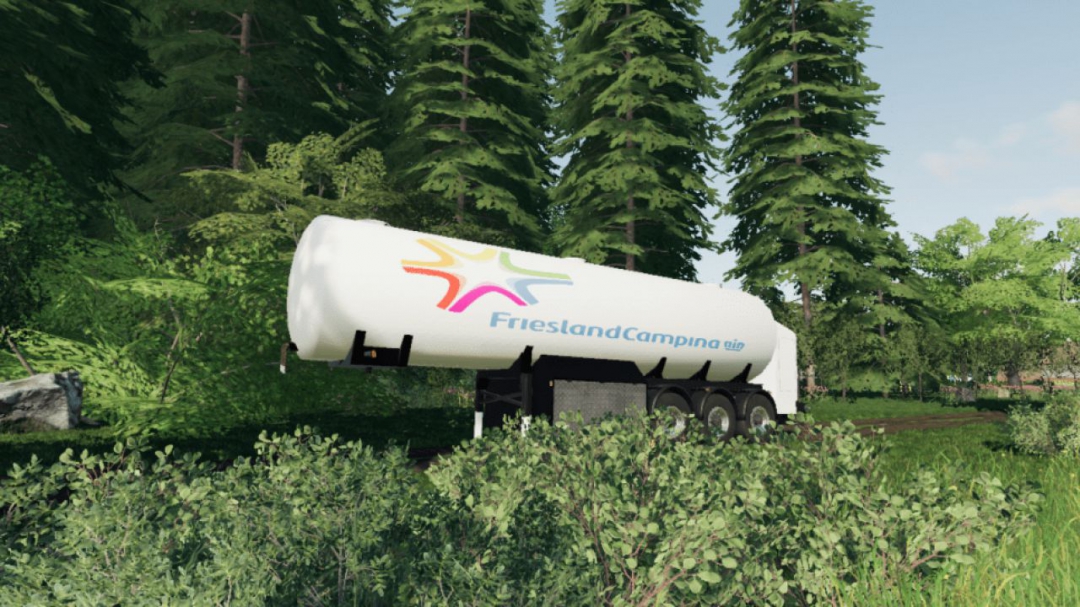 FS19 Campina Milk Trailer