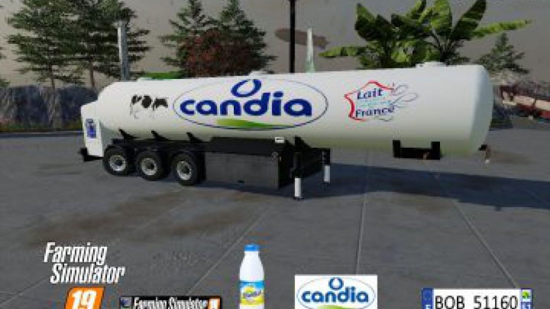 FS19 Trailer Milk Candia v1.0.0.0