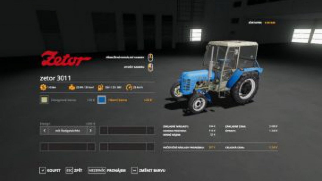 FS19 Zetor 3011 Tractor