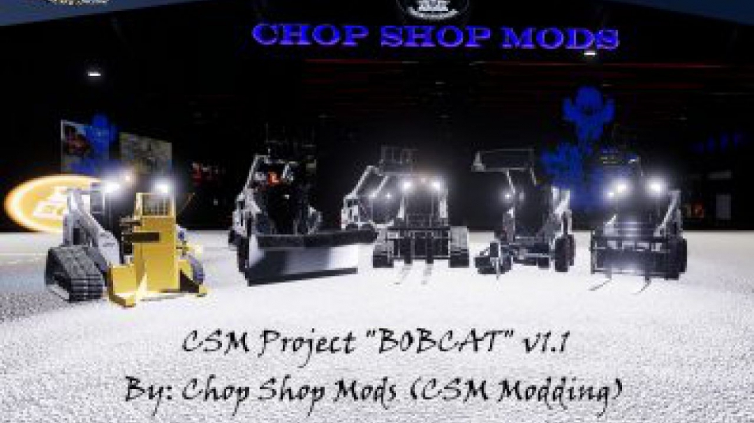 FS19 CSM Bobcat 590 Series Skid Steer Pack v1.1.0