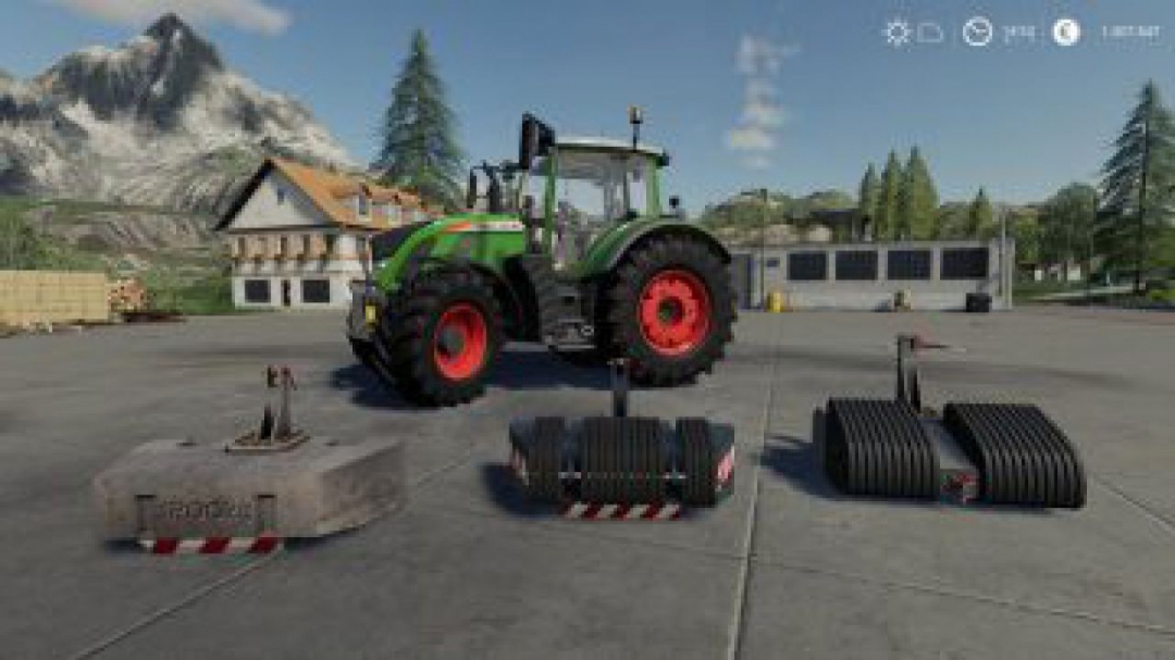 FS19 Front Weights Pack v1.0.0.0