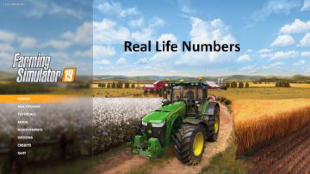 FS19 Real Life Numbers US Heartland v1.1.3.0