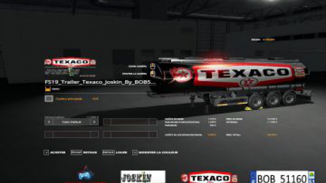 FS19 Trailer Texaco Joskin v1.0.0.1