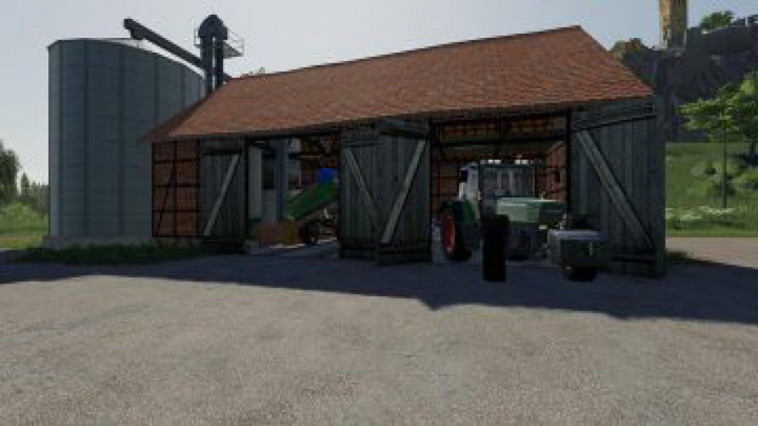 FS19 Barn With Silos v1.0.0.0