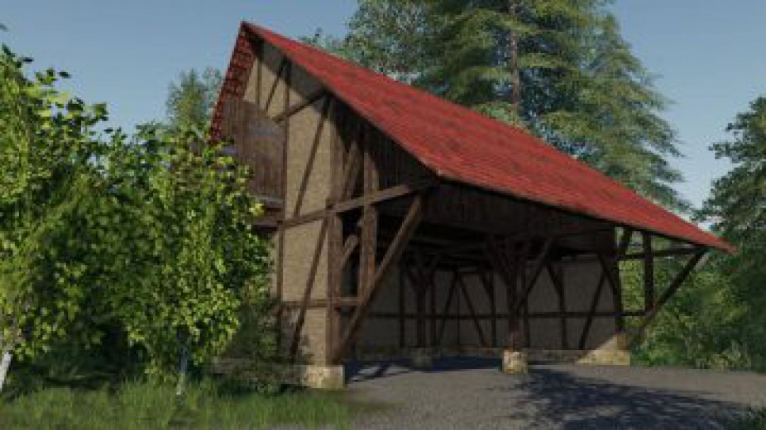 FS19 Timberframe Barn With Attic v1.0.0.0