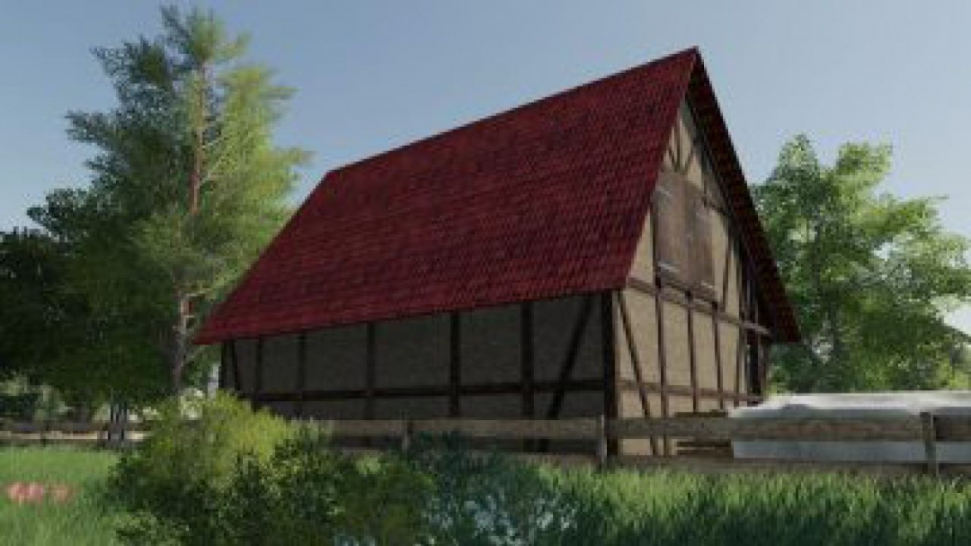 FS19 Timberframe Barn With Attic v1.0.0.0