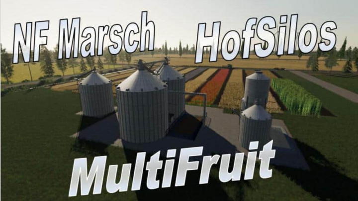 fs19-mods,  FS19 Multifruit silo with extension v4.0