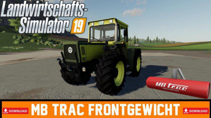 Trending mods today: FS19 MB Trac Frontgewicht v1.0.0.0