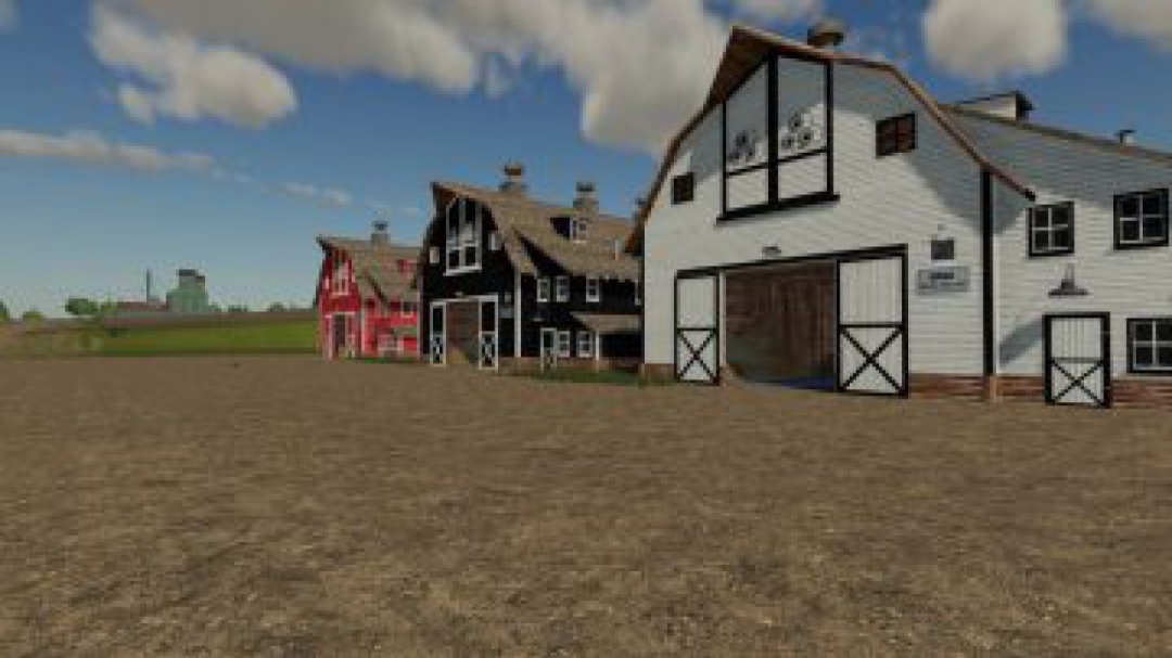 FS19 Placeable Straw Barn