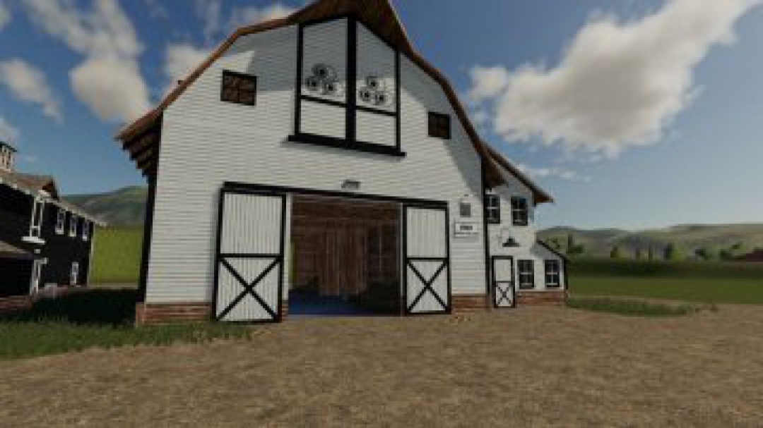 FS19 Placeable Straw Barn