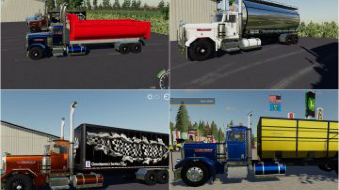 FS19 Peterbilt Trucks Pack v1.0.0.0