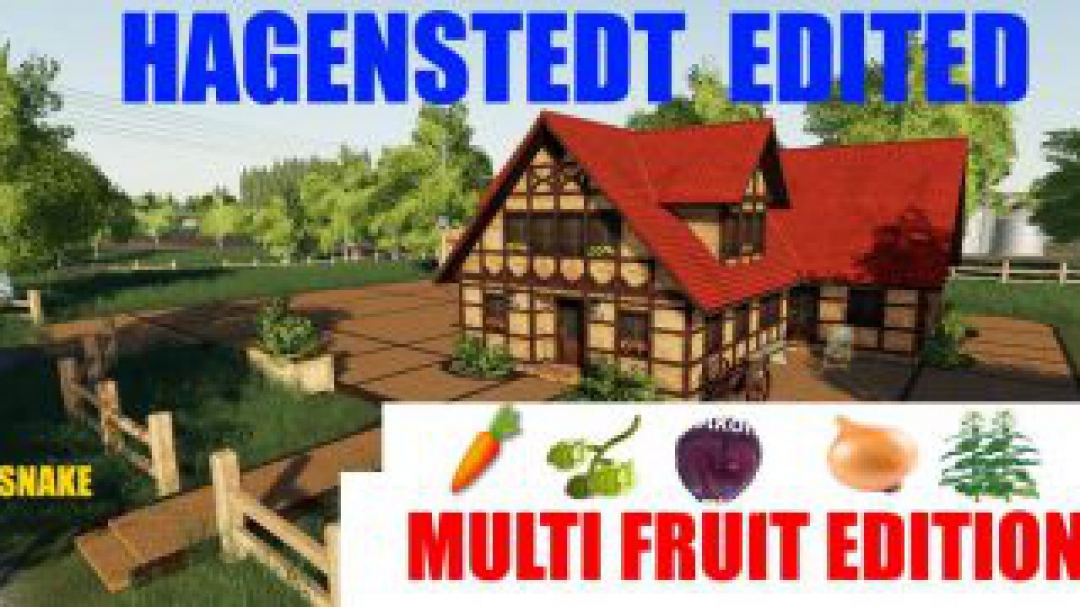 FS19 Hagenstedt Edited MultiFruit v1.0