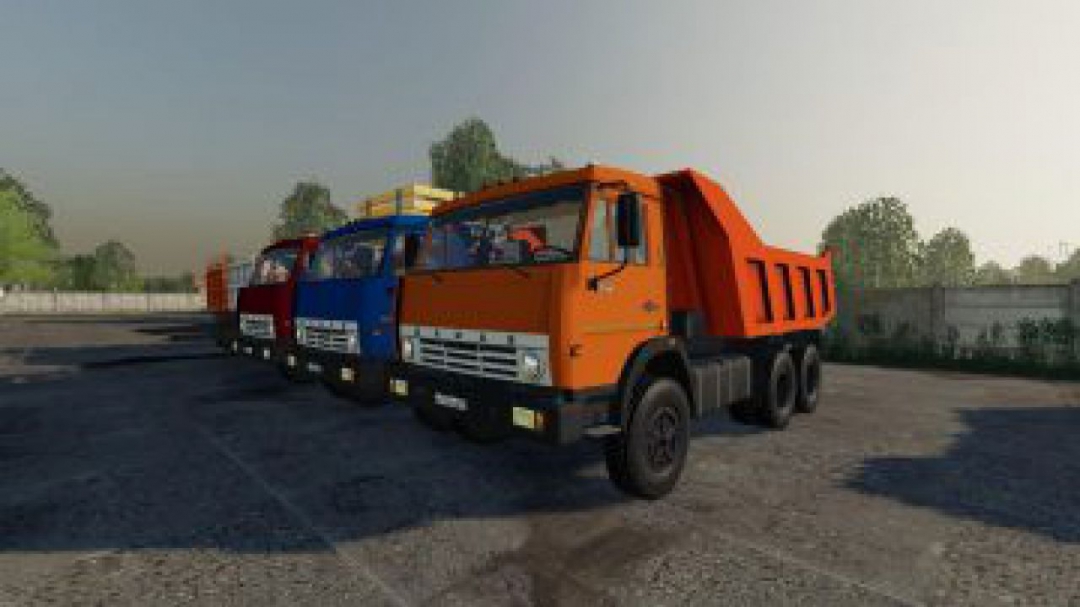 FS19 Kamaz 55111 sovok v1.0.0.0