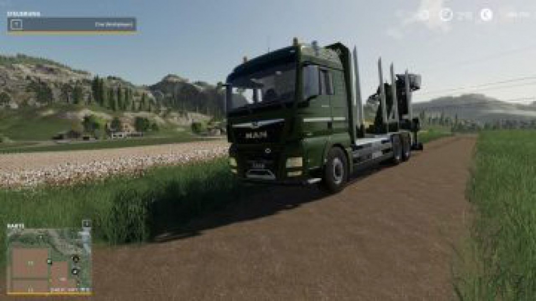 FS19 MAN forest truck MP v1.4.6