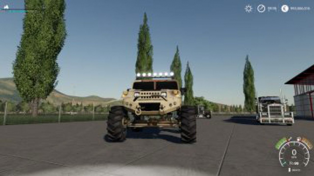 FS19 Lifted humvee camo v1.0