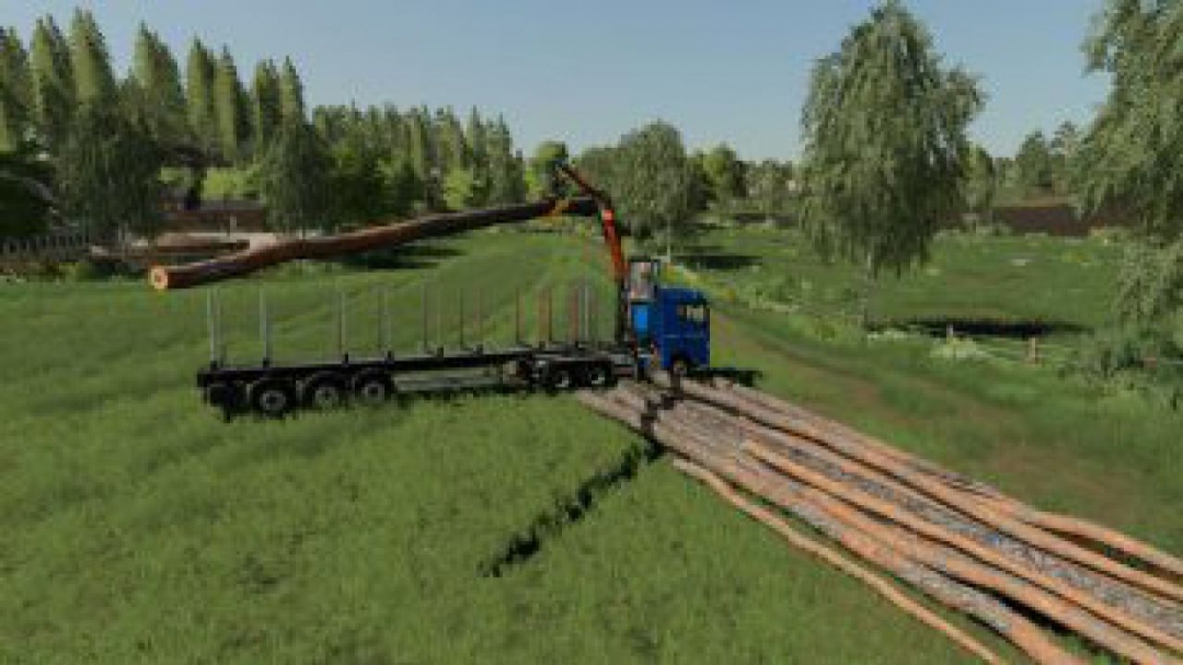 FS19 MAN TGX Forest Semitrailer Pack v1.0.0.0