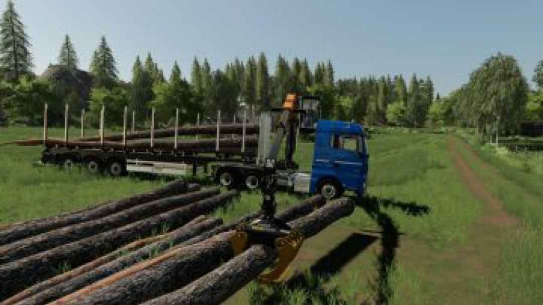 FS19 MAN TGX Forest Semitrailer Pack v1.0.0.0